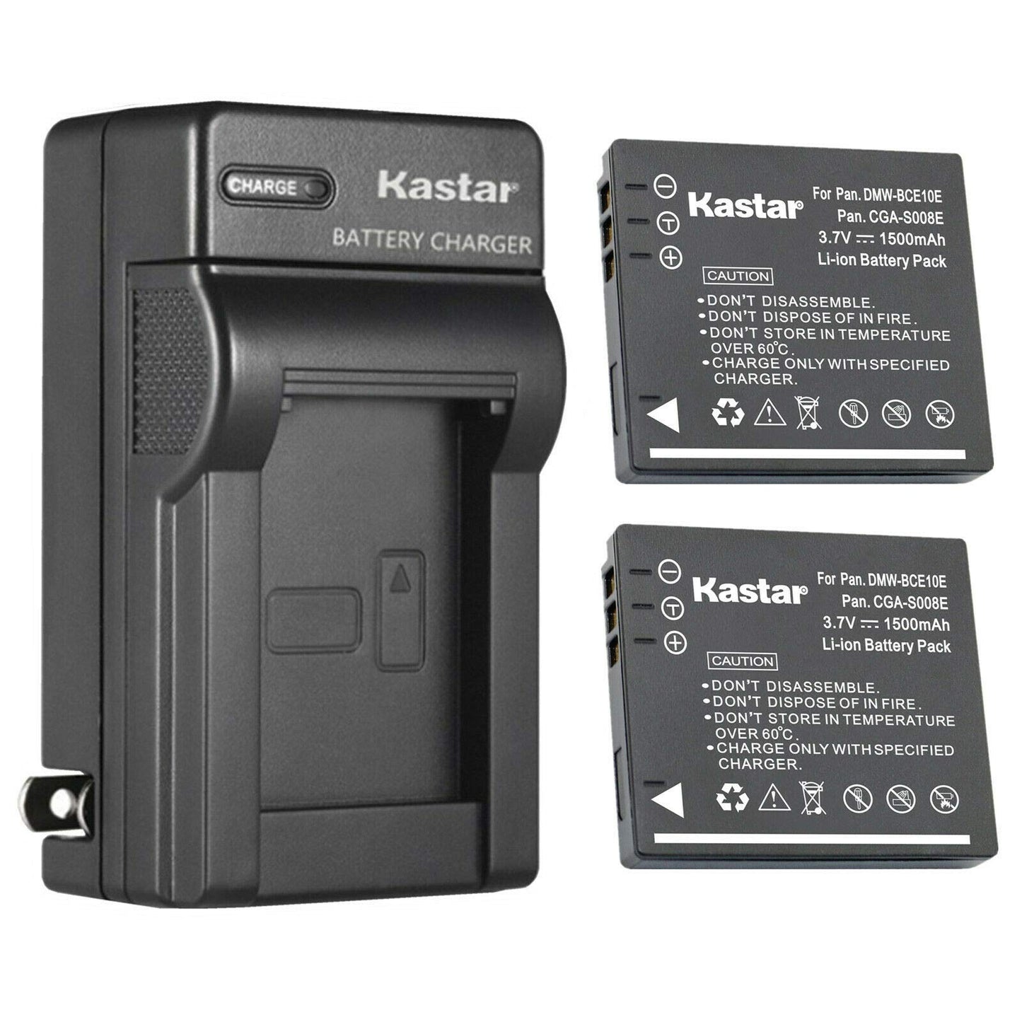 Kastar 2-Pack Battery and AC Wall Charger Replacement for Ricoh DB-70 Battery, Ricoh BJ-7 Charger, RICOH CX1, CX2, Caplio R6, Caplio R7, Caplio R8