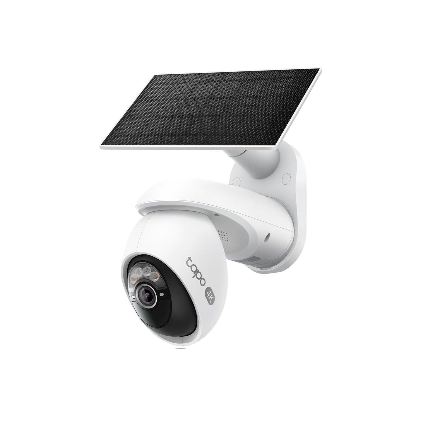 Tapo 4K Outdoor Pan/Tilt Wireless Security Camera - Battery with Solar Charging, 360° Motion Track, 24/7 Capture, Person/Vehicle Detection