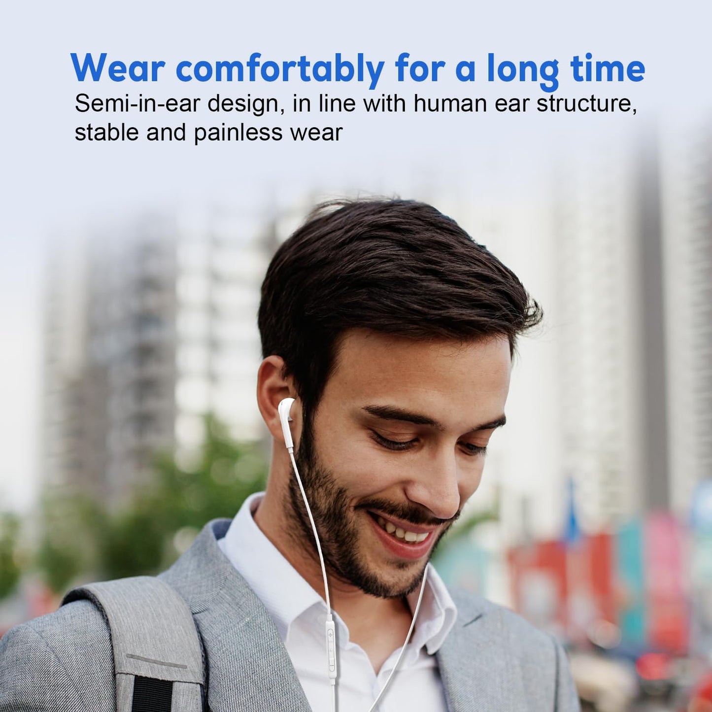 AaProMAX USB C Headphones for iPhone 16 Pro Earbuds Type C Wired Earphones with Mic & Remote Control HiFi Stereo for iPhone 16 Pro/PM/15, iPad Pro…