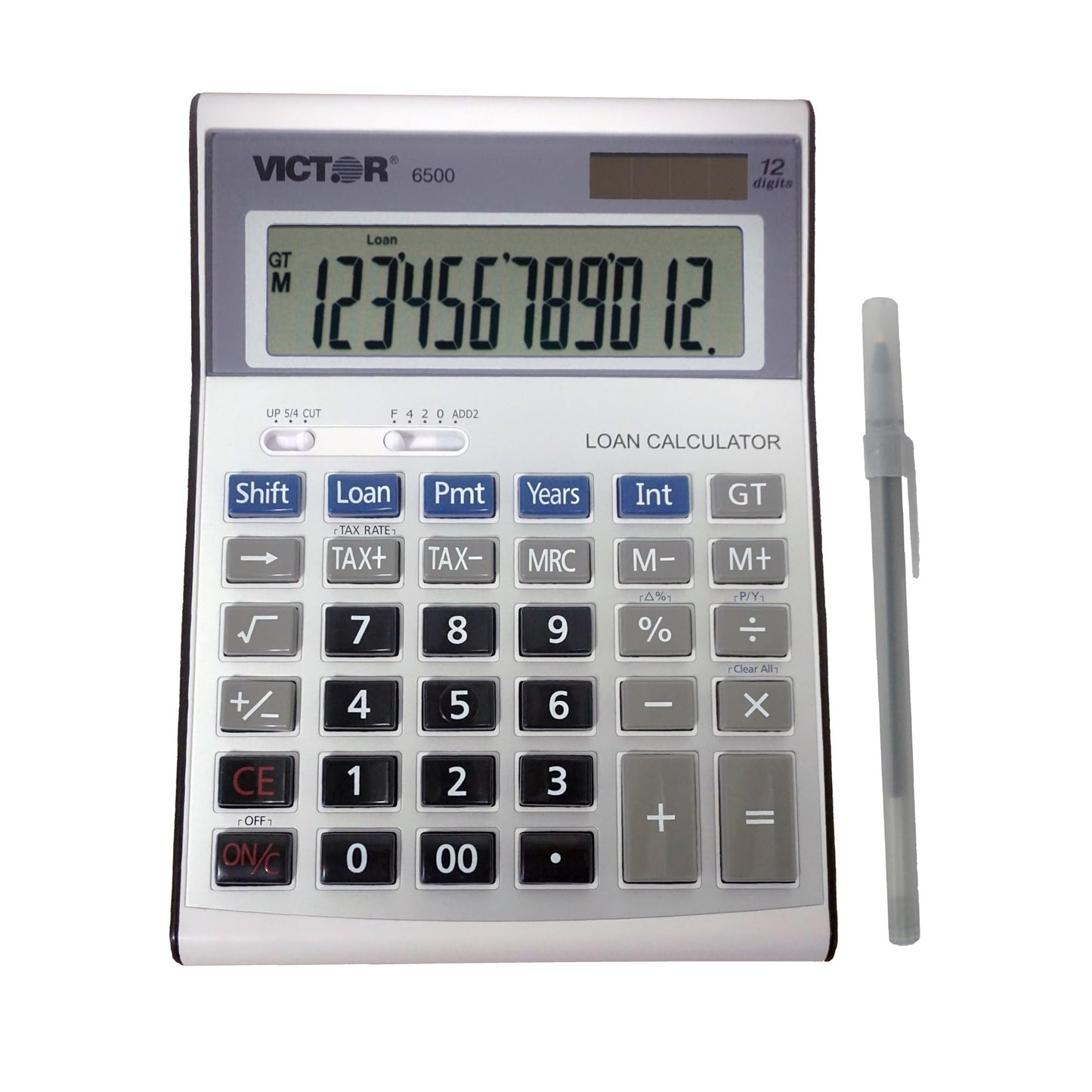 Victor 6500 Executive Desktop Loan Calculator, 12-Digit LCD