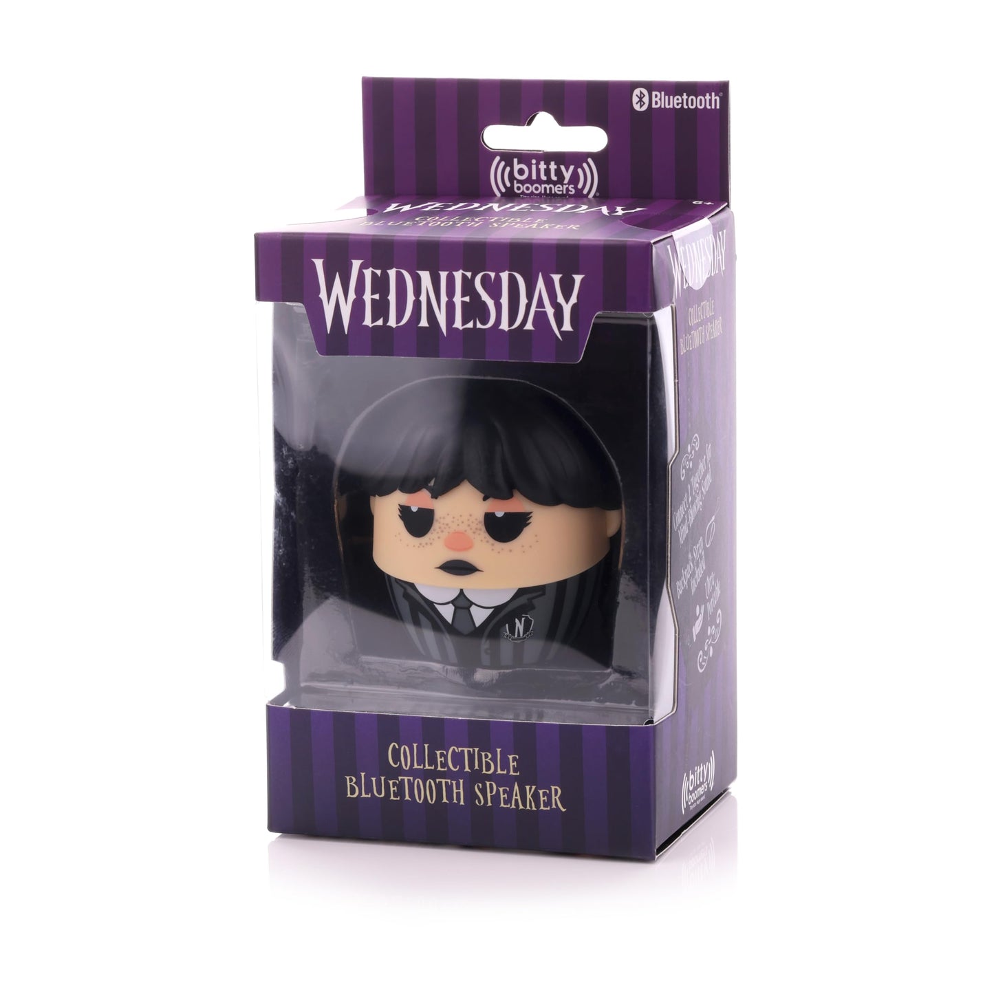 Bitty Boomers The Addams Family: Wednesday Addams - Mini Bluetooth Speaker