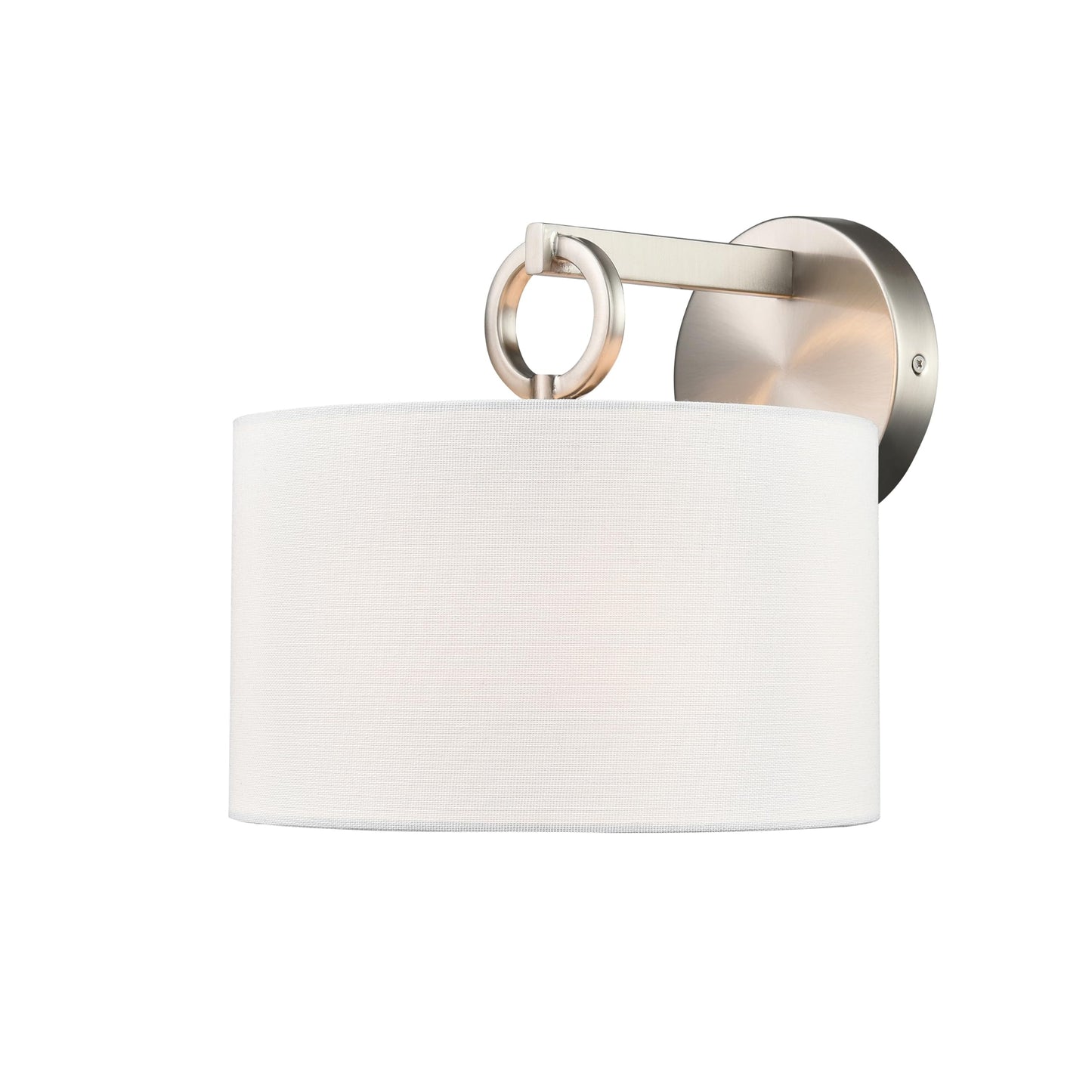 ML Lighting 211001-BN Braxstan 1-Light Wall Sconce in Brushed Nickel Finish