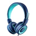 Kids Headphones - noot products K11 Foldable Stereo Tangle-Free 3.5mm Jack Wired Cord On-Ear Headset