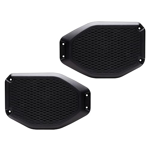 MB Quart 6x9 Inch Rear Speaker Soundbar Mounting Kit for Jeep Wrangler JL 2018-2023 and Jeep Gladiator JT 2020-2023, Requires 6x9" Speakers