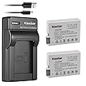 Kastar 2 Pack High Capacity Batteries & Slim USB Charger for LP-E8, LC-E8E and EOS 550D, 600D, 700D, T2i, T3i, T4i, T5i Cameras, Grip BG-E8
