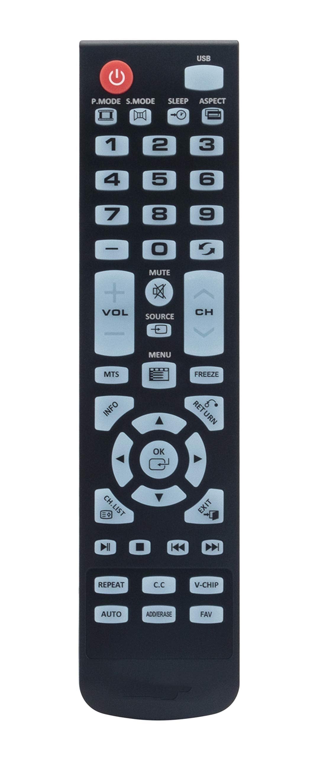 New Replace Remote Controller XHY353-3 fit for Element TV ELEFW247 ELEFW505 ELEFW248 ELEFW247 Elefw504 Eleft326 Elefw195