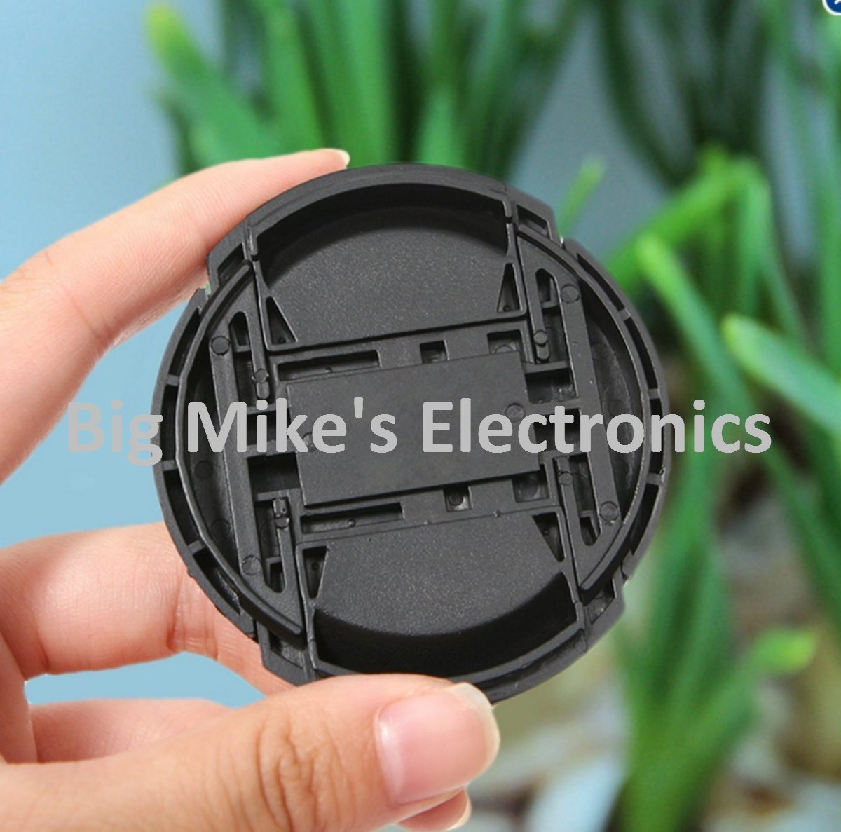 77mm Universal Snap-On Lens Cap for Nikon 24-120mm f/3.5-5.6G ED IF Autofocus VR Nikkor Zoom Lens + Cap Keeper + Microfiber Cleaning Cloth