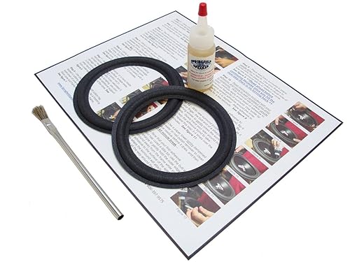 ADS 5" Model 300 Speaker Foam Surround Edge Repair Kit - 2 Speaker Kit - Compatible with ADS Model 300, Many More