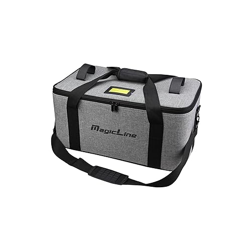 MagicLine Portable Photo Studio Equipment Bag 21.7"x12.6"x10.6",Semi Rigid Sturdy Camera Carrying Case for Studio Strobe Flash Monolight