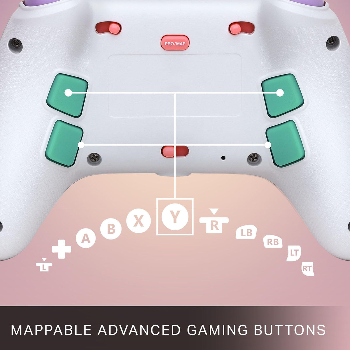 PowerA Advantage Wireless Controller for Xbox Series X|S - Beach Vibes, Officially Licensed, Hall Effects to prevent stick drift, Bluetooth