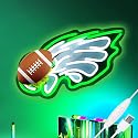 Football Team Neon Sign for Wall Decor,Eagle Neon Signs,LED Neon Light for Man Cave Birthday Gifts for Rugby Fans Green Light Up Sign for Bedroom