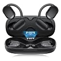 Open Ear Headphones, Open Ear Earbuds, IPX7 Waterproof, Bluetooth 5.3 True Wireless Sports Over Ear Earbuds with Earhooks, Built-in Mic, Crystal-Clear