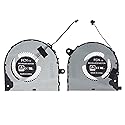 Replacement CPU&GPU Cooling Fan for Dell Vostro 7500 7501 Inspiron 7501 P102F 0KGH4R 0YND40 FMF2 FMF3 DFS150705AF0T DFS150005AA0T