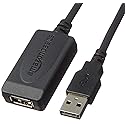 Amazon Basics USB-A 2.0 Extension Cable, for Printer, Mouse or Keyboard, Male to Female, 480Mbps Transfer Speed, 32 Feet, Black
