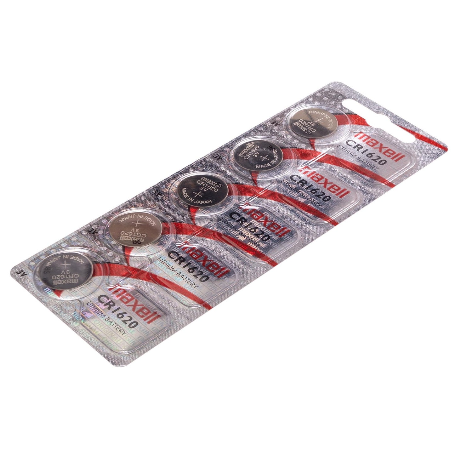 Maxell 5x CR1620 BR1620 CR 1620 3V Lithium Button Cell Battery Batteries - Official Genuine Maxell