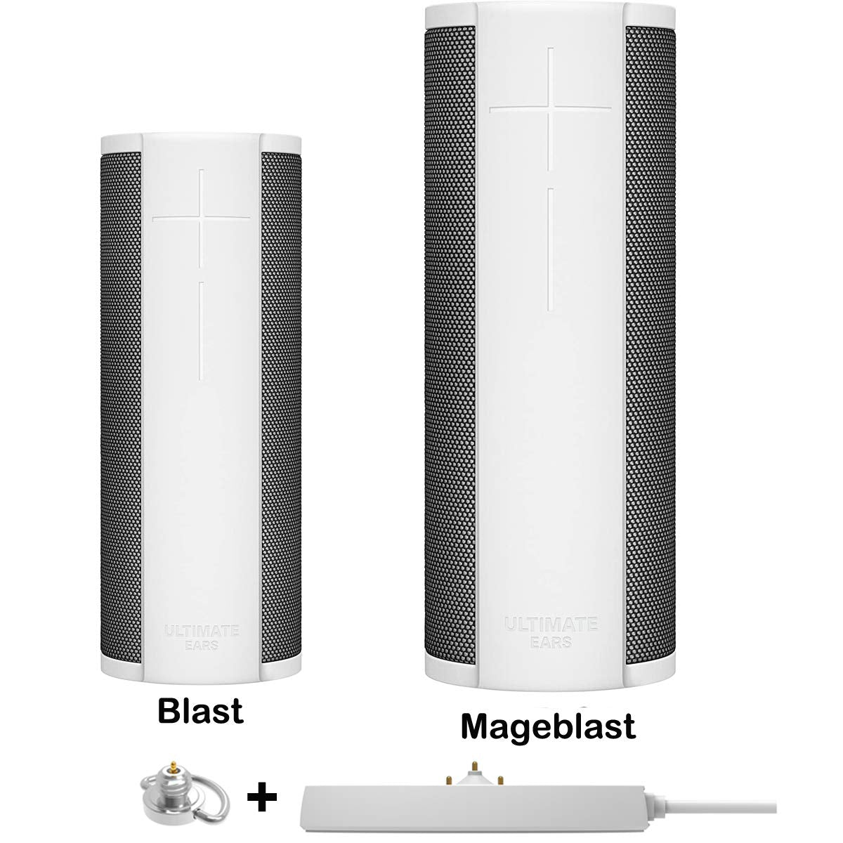 Soarking Power Up Charging Dock Compatible with Ultimate Ears UE Boom 3/Megaboom 3/Blast/Megablast(Wall Charger and 5 Feet Cable Included) White(Not
