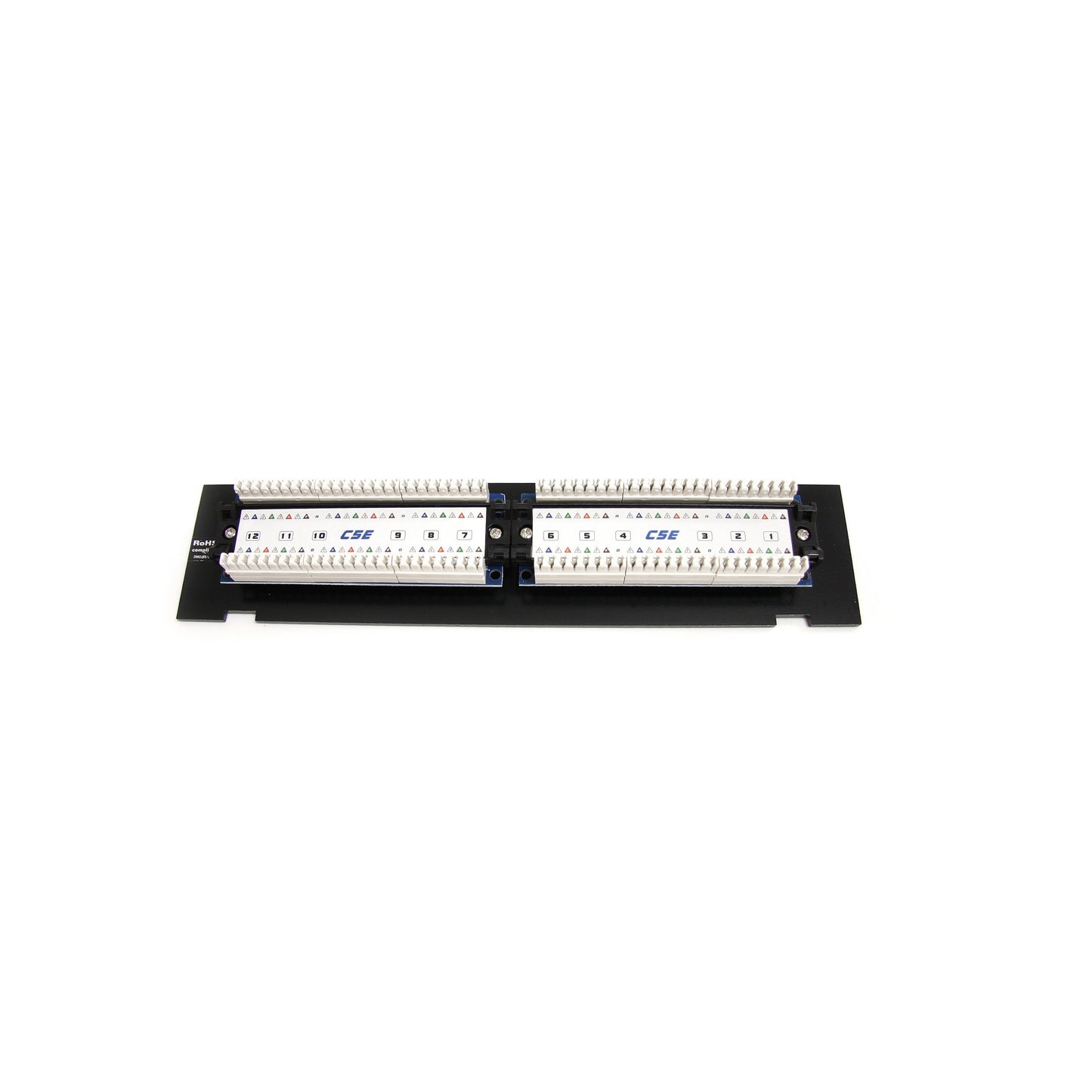 StarTech.com 1U 12 Port Wall Mount Cat5e 110 Patch Panel - 45 Degree (PANEL4512)