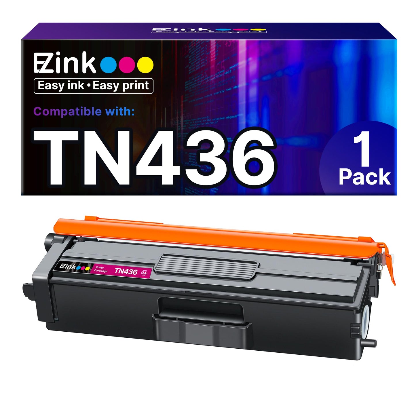 E-Z Ink TN436 Toner Cartridge Replacement for Brother TN436 TN433 TN431 Toner to Use with Brother HL-L8260CDW, L8360CDW, MFC-L8690CDW, L8900CDW