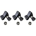 Audio 2000s AMC4171 Universal Microphone Clip Holder with Adapter (3 Pack)