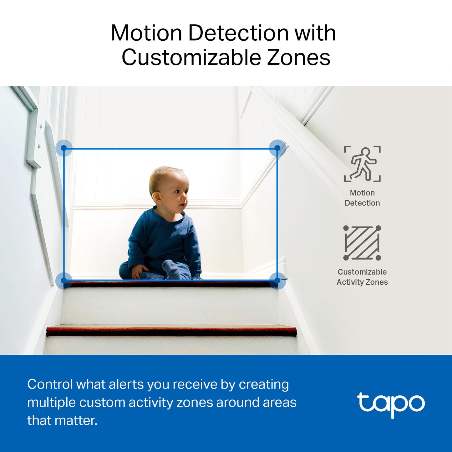 TP-Link Tapo 2K QHD Pan/Tilt Security Camera for Pet Camera, Baby Monitor, Motion Detection, Motion Tracking, 2-Way Audio, Night Vision, Cloud &SD