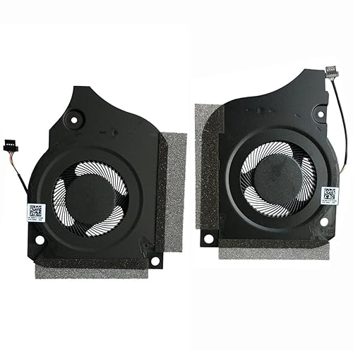 Fleshy Leaf CPU+GPU Cooling Fan Replacement for Dell G5-5590 G7-7590 G7-7790 G5 5590 G7 7590 7790 P82F 12V Series 006KT2 0C04TH DFSCK221151811 FM0B