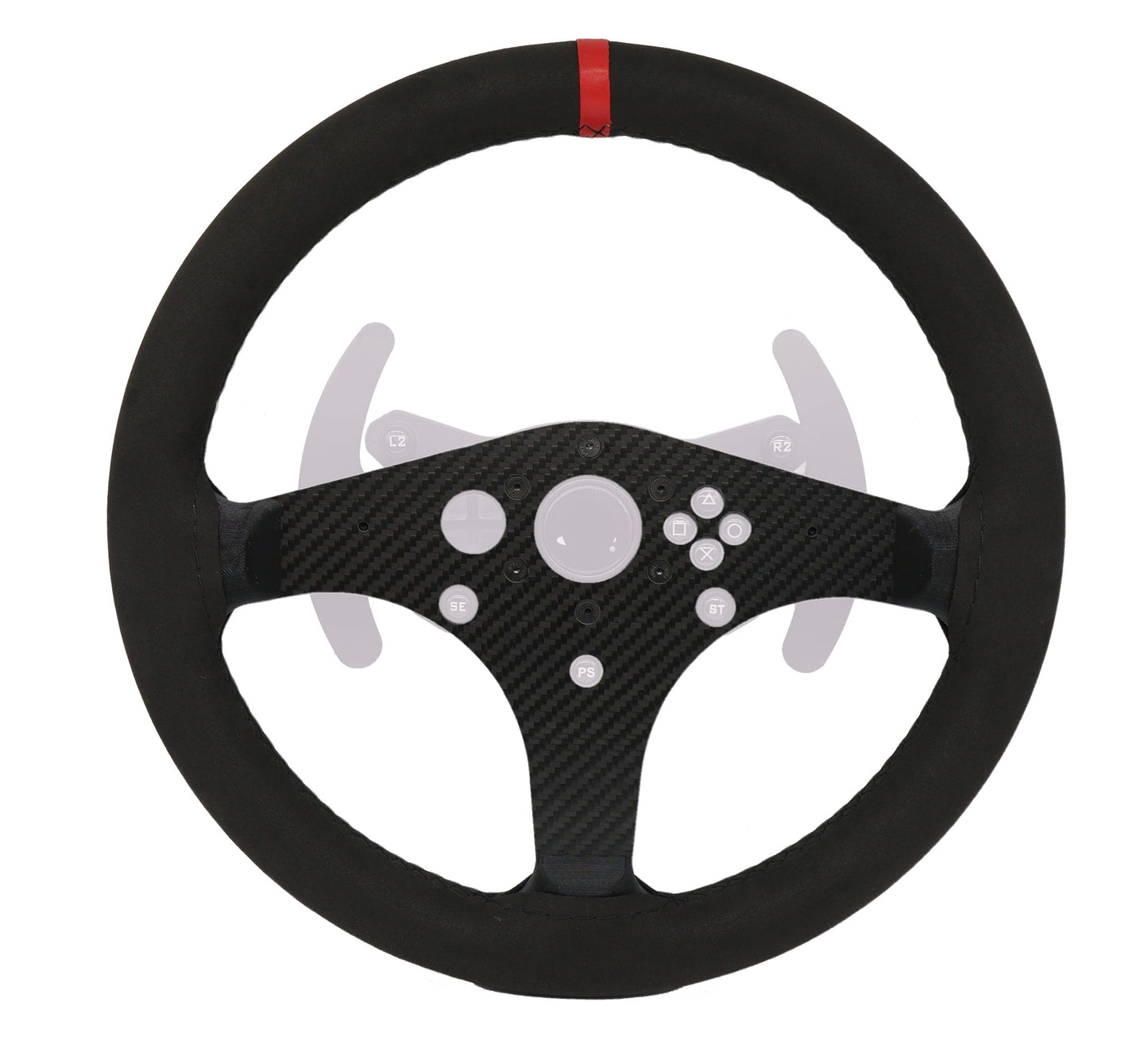 SIMPUSH 13inch/33cm Steering Wheel Mod for T300RS T300GT