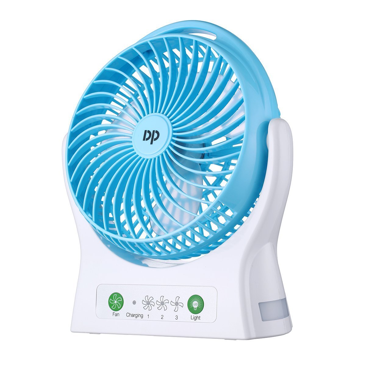 ZUKULIFE DurationPower Portable USB Powered Personal Desk Fan Strong Airflow Cooling Fan for Cooling for Travel, Home Kitchen and Office, 3 Speeds