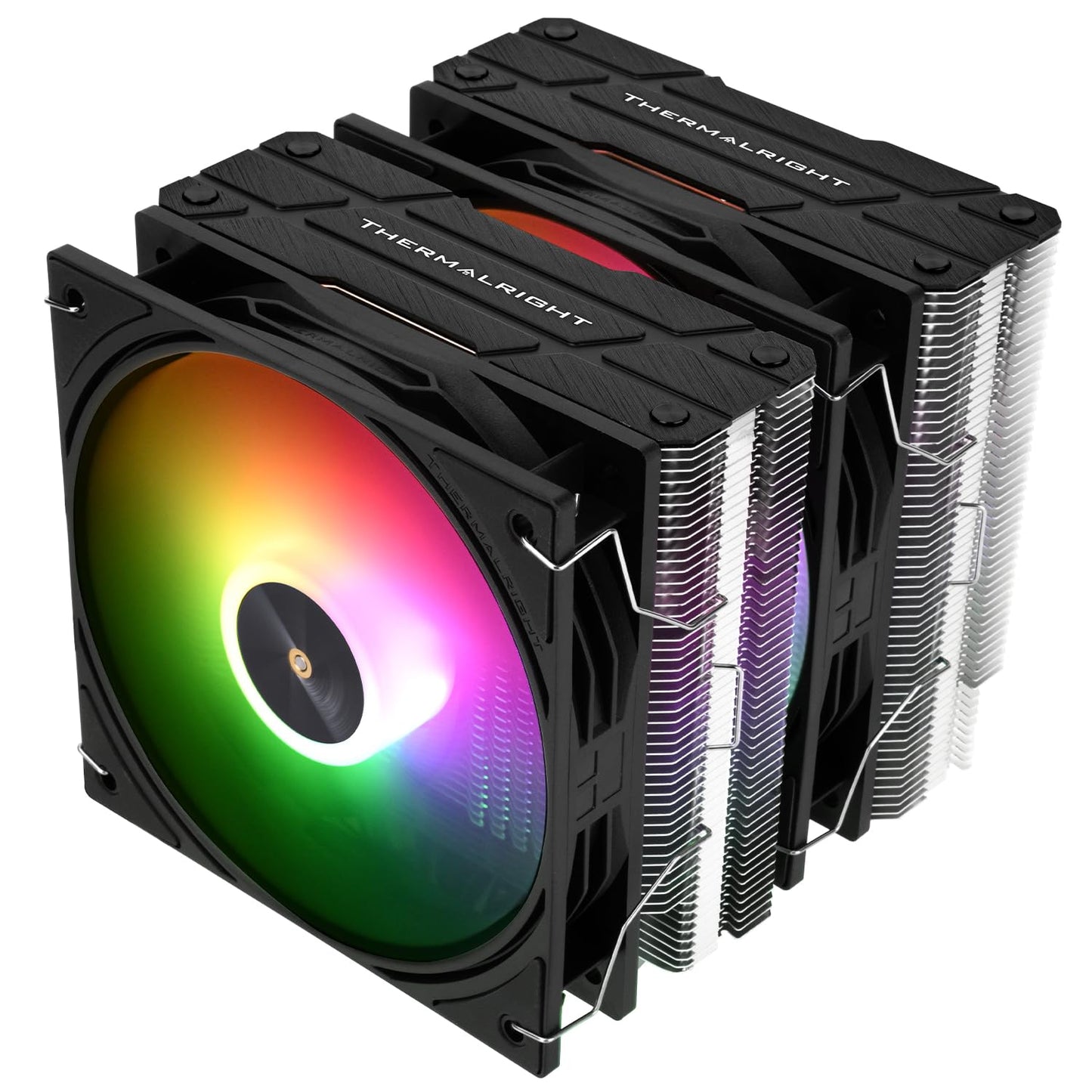 Thermalright Peerless Assassin 120 ARGB Black V3 CPU Cooler,6 Heat Pipes CPU Air Cooler,Dual TL-P12-S PWM Fans,157mm High,for Intel