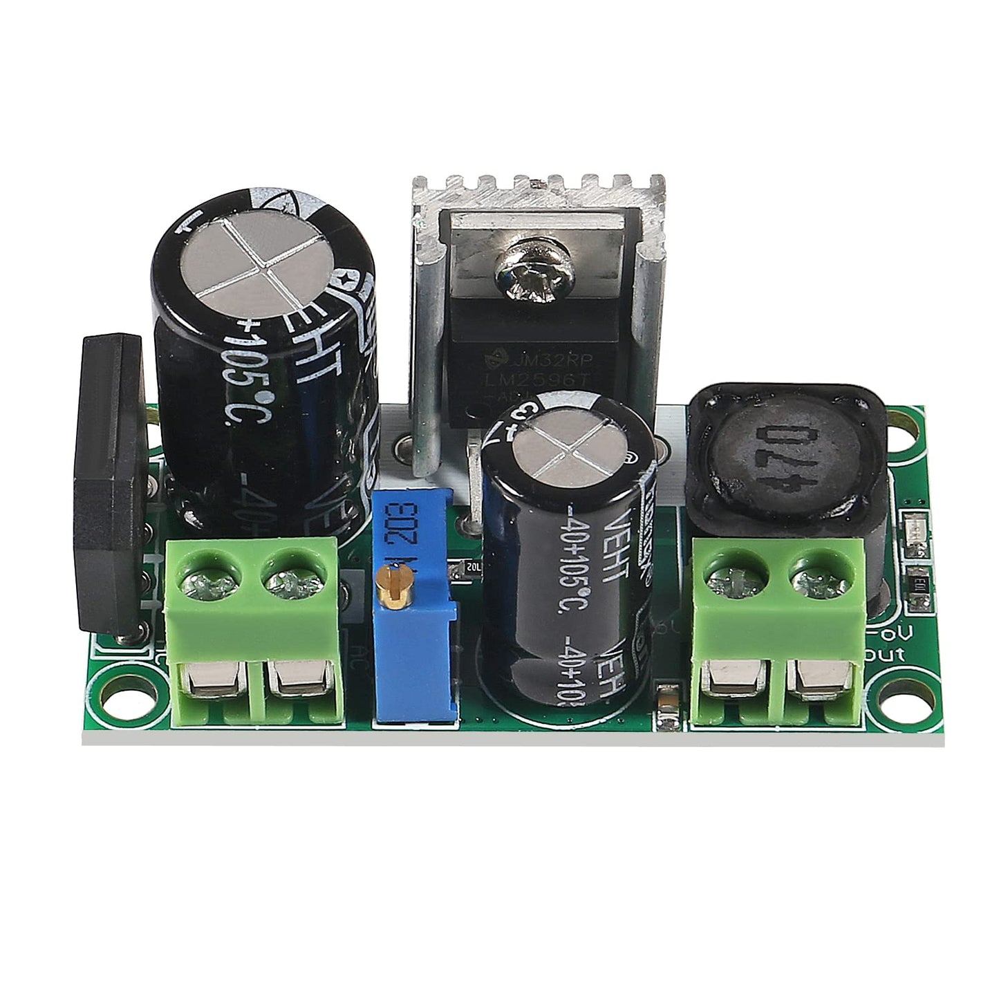 6PCS AC/DC to DC Step Down Buck Converter AC 5-30V DC 5-48V 24V 36V 48V to DC 2.5-35V 12V Voltage Regulator Board 2A Adjustable Volt Power Supply…