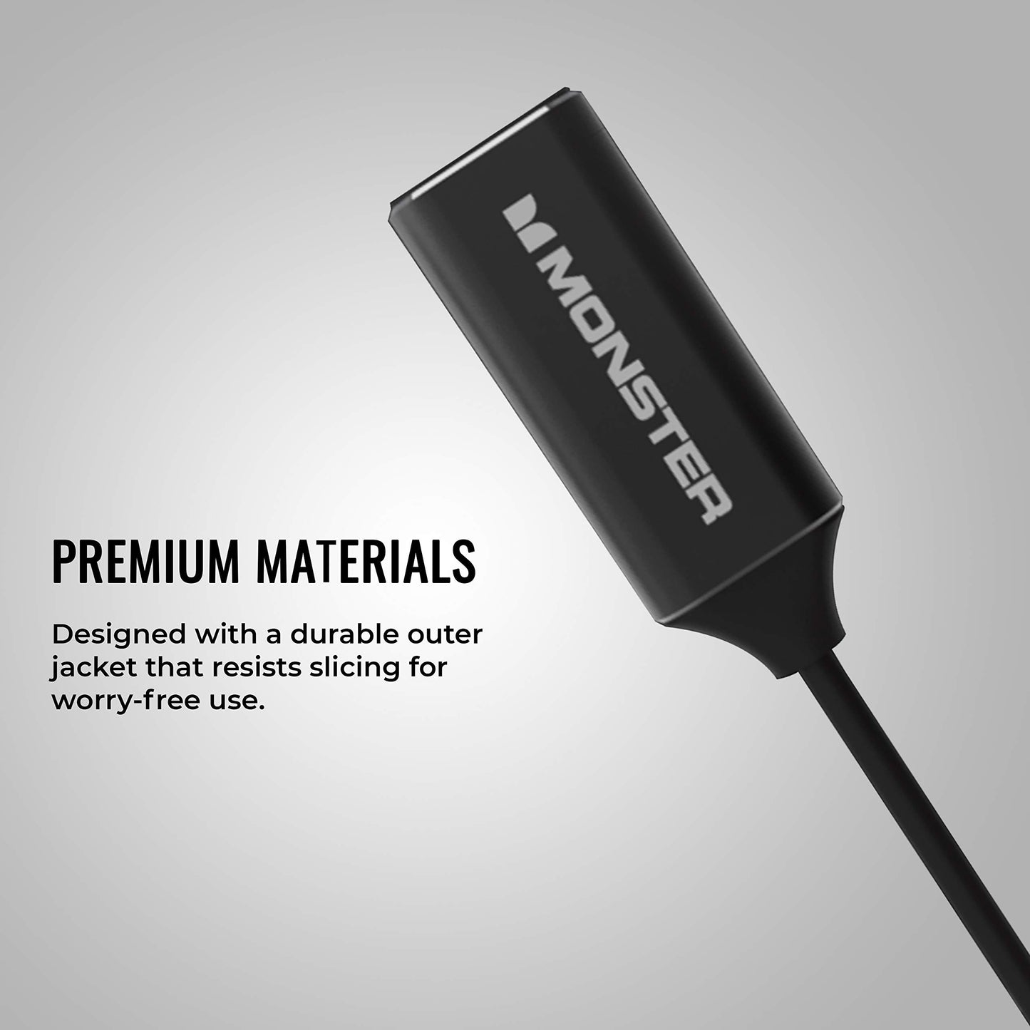 Monster Classic 1.6ft / 0.5m USB C to HDMI Adapter (4k 30Hz)