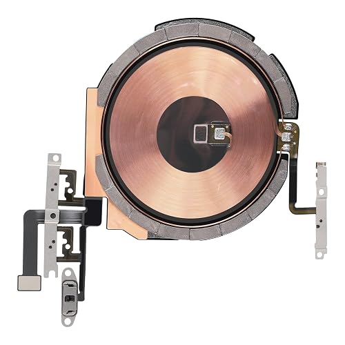 Risidamoy NFC Chip Wireless Charging Charger Panel Coil Sticker for iPhone 12 Mini with Power Volume Button Flex Cable Replacement for iPhone 12Mini