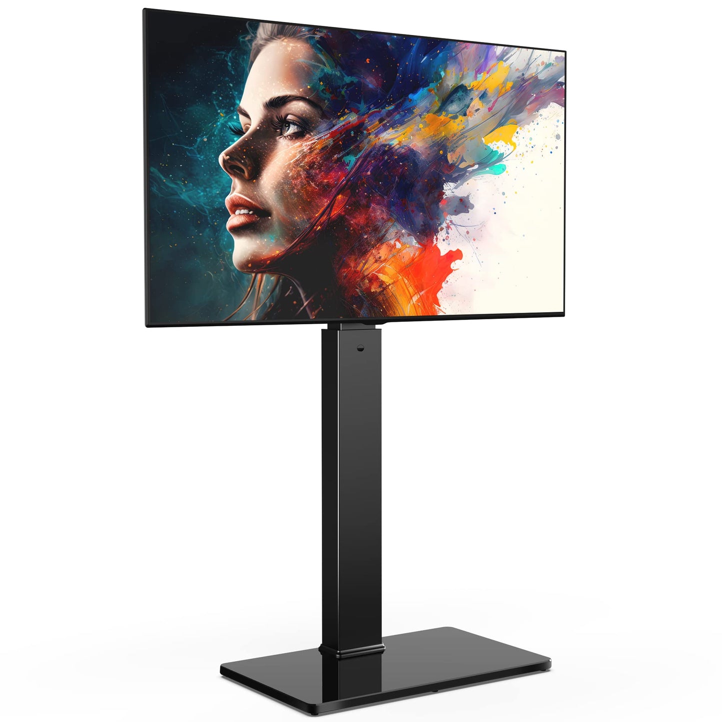 FITUEYES Swivel Floor TV Stand with Mount for TVs 37 43 50 55 60 65 70 75 Inch LCD LED Flat/Curved Screens Universal Swivel Televisions TV Mount Stand