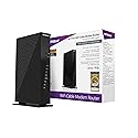 NETGEAR Cable Modem WiFi Router Combo C6300 | Compatible with Cable Providers Including Xfinity by Comcast, Spectrum, Cox for Cable Plans Up