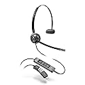 Poly (Plantronics + Polycom) EncorePro 545 USB-A and USB-C USB Headset (Plantronics) - Acoustic Hearing Protection - Hold & Call Answer Buttons…