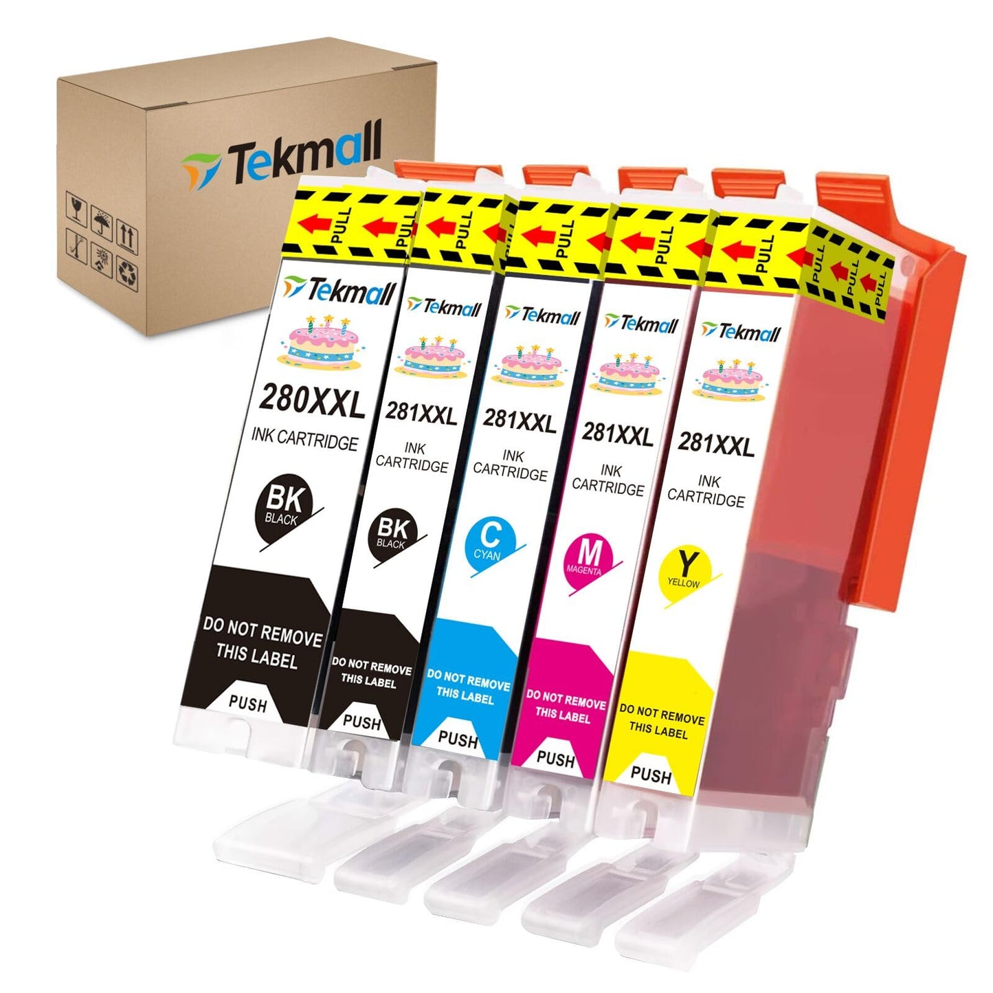 Tekmall PGI-280XL CLI-281XL Compatible Ink Cartridges