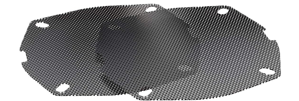 Hogtunes SGF GRILL-AA Front Speaker Grills (2 Pack), Fits 1998-2013 Harley-Davidson Motorcycles