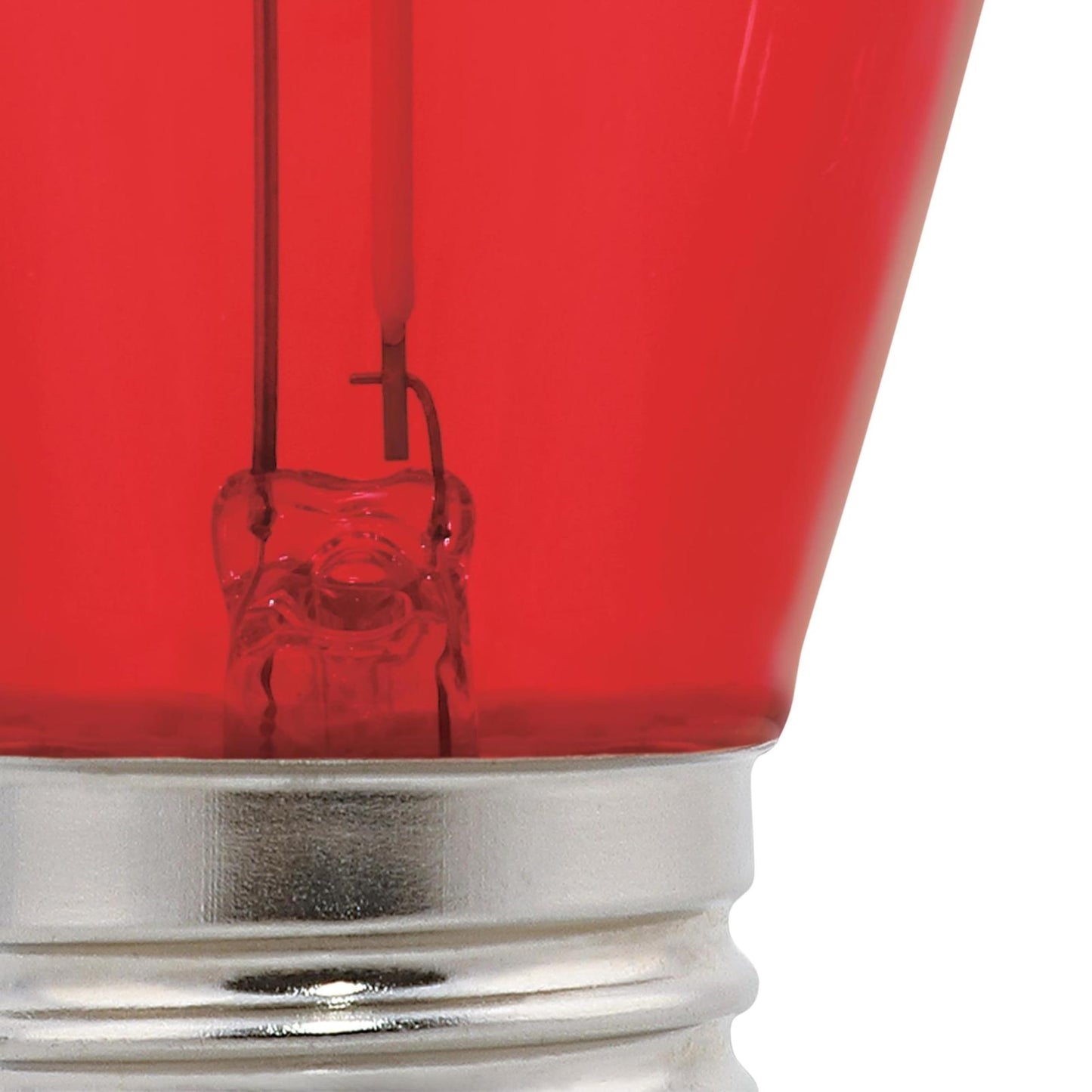 Westinghouse 53770EC2 2 Watt (40 Watt Equivalent) S14 Omni Filament Red LED Light Bulb Medium (E26) Base, 2-Pack