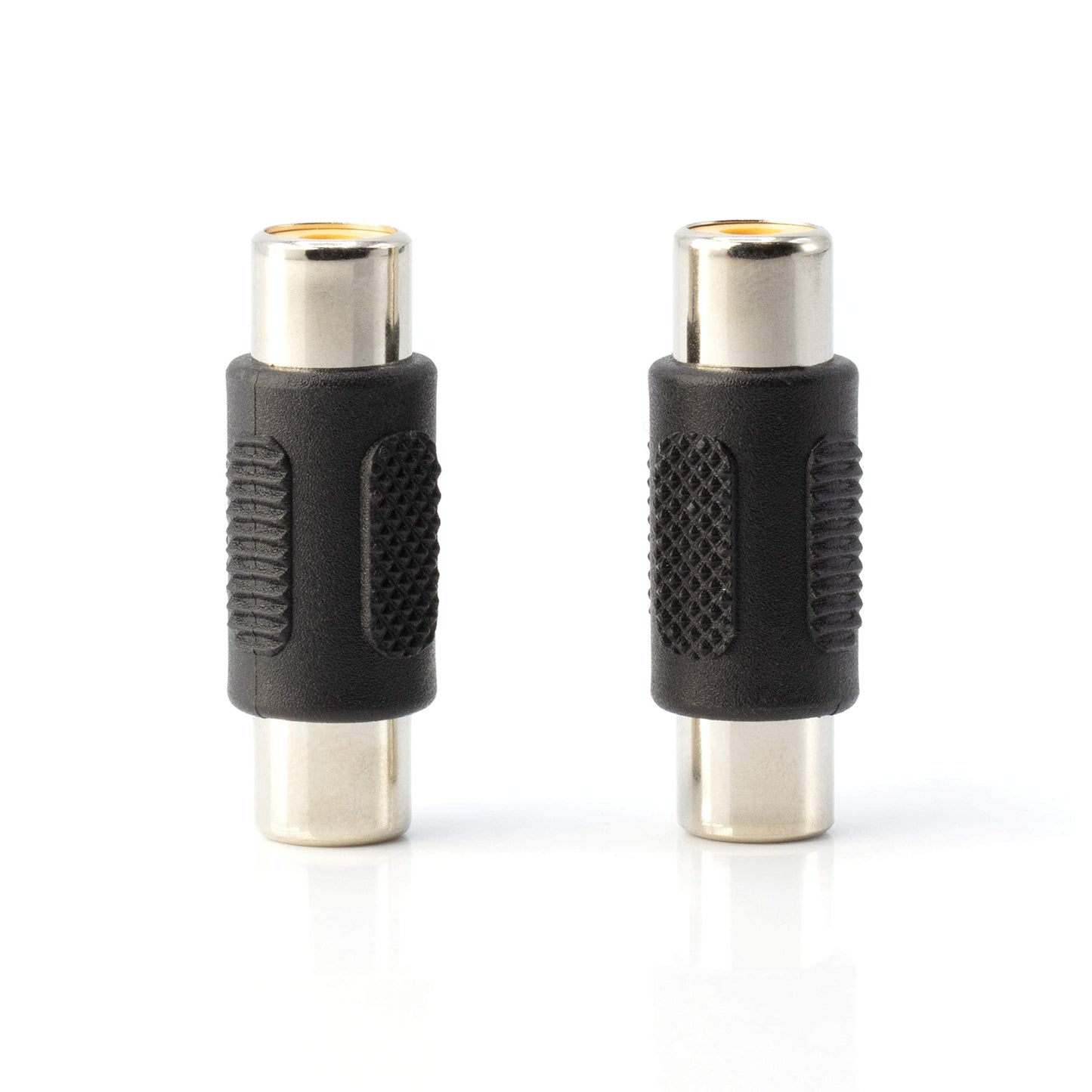 THE CIMPLE CO Female-to-Female RCA Couplers - Barrel Connectors to Adapt and Extend A/V Cables - RCA Cable Unions for Audio, Video, Composite