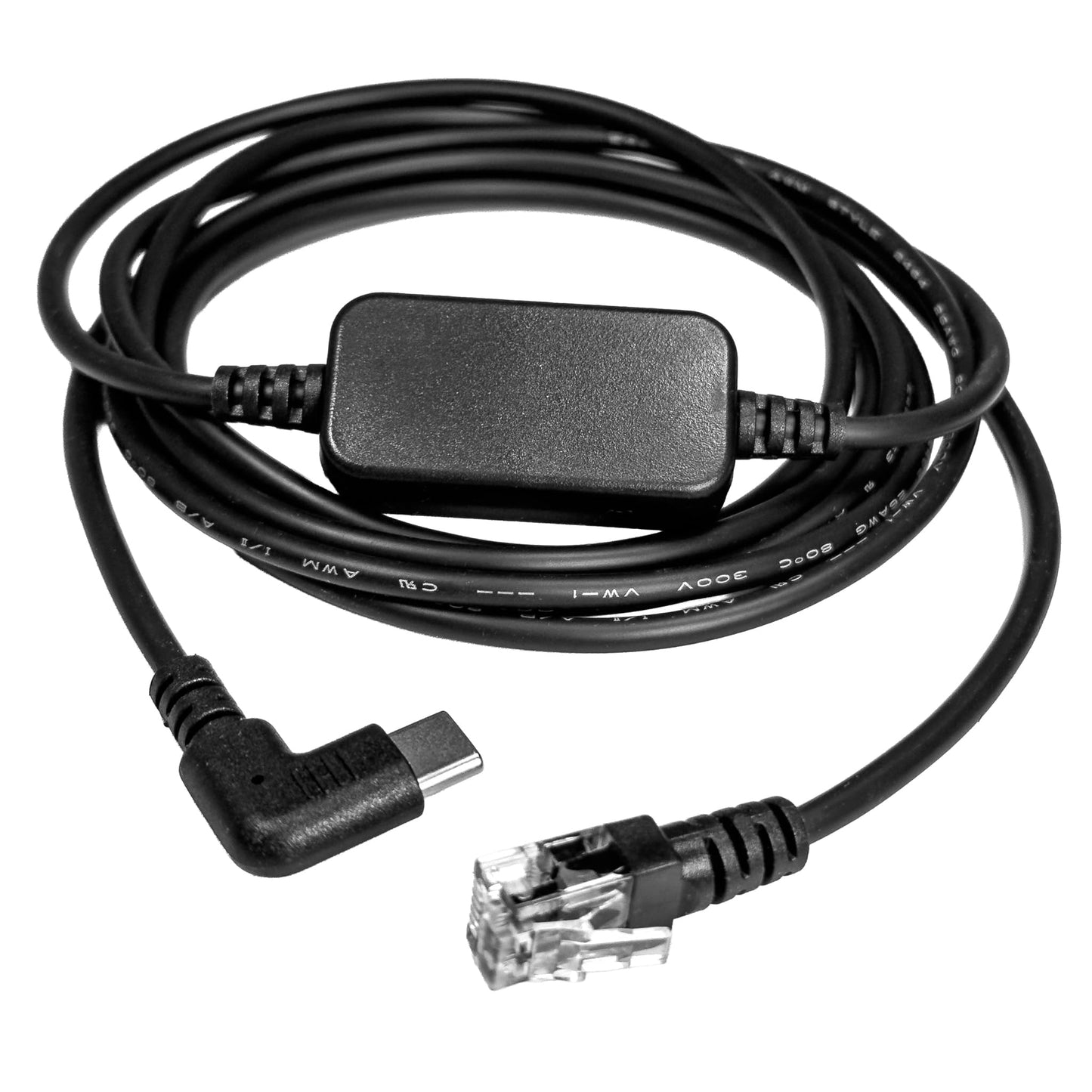 Uniden USB-C to RJ11 Power Cord for Radar Detectors Including R8w, R8, R7, R4w, R4, R3, DFR9, DFR8, DFR7 & Additional Models.