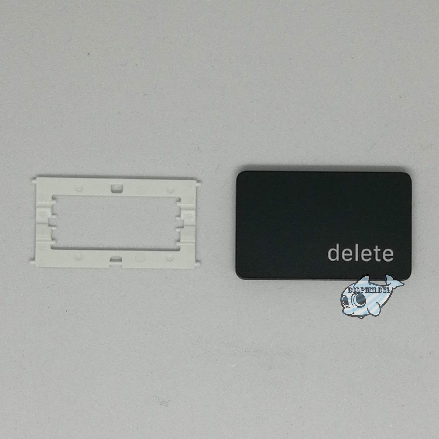 Dolphin.dyl(TM) Replacement Individual Key Cap for US New MacBook Pro A1989 A1990 Key Keyboard(Key Cap with Hinge) (Delete)