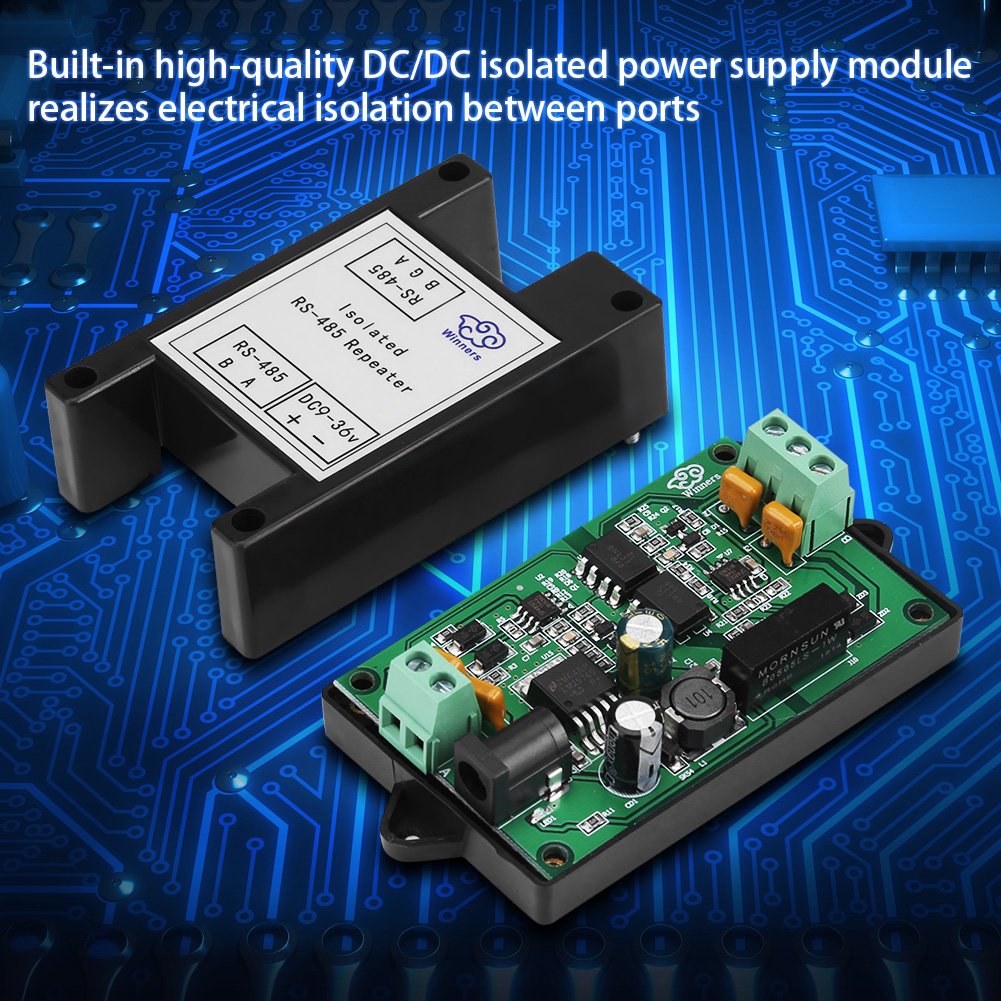 Industrial Grade Photoelectric Isolation RS-485 Repeater DC/DC Isolated Power Module Amplifier Converter