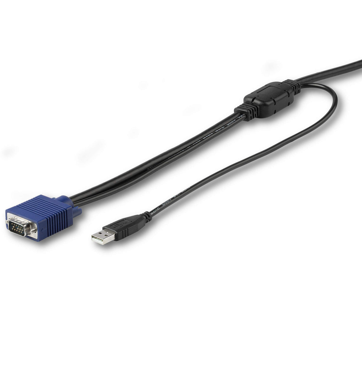 StarTech 10ft / 3m USB VGA KVM Console Cable for Rackmount, 1920 x 1200