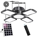 Aqonsie Solar Shed Light Outdoor Indoor, 176LED Solar Powered Motion Sensor Pendant Light Daytime Available, Solar Indoor Lights with 5 Lighting Modes