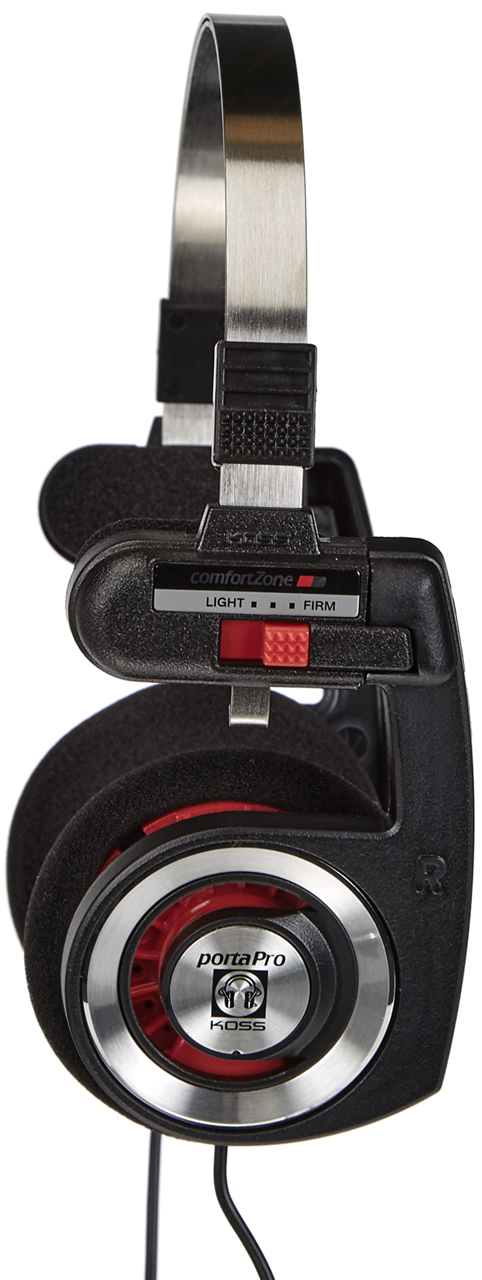 Koss Porta Pro Headphones Ear Phones Red Hot Collapsible Design with Travel Bag Included