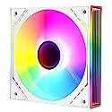 Thermalright TL-M12W-S 120mm ARGB CPU Fan, with 1500RPM Speed, White Computer Case Fan, Quiet 4pin PWM PC Fan, for S-FDB Bearing CPU Cooler Fan,ARGB