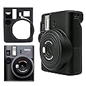 Camera Case for Instax Mini 41, Soft Silicone Protective Cover, Anti-Scratch Shockproof Camera Accessories Black
