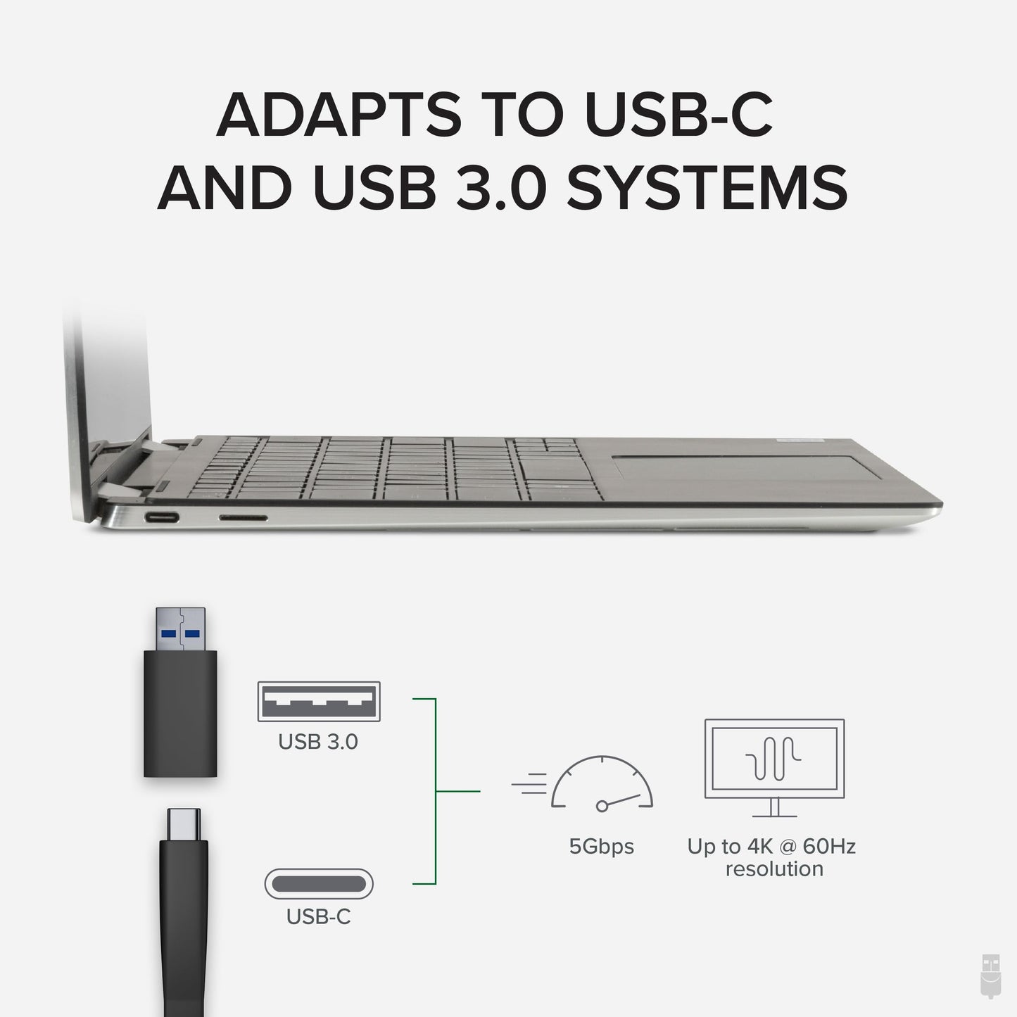 Plugable 4K DisplayPort and HDMI Dual Monitor Adapter for USB 3.0 and USB-C, Compatible with Windows