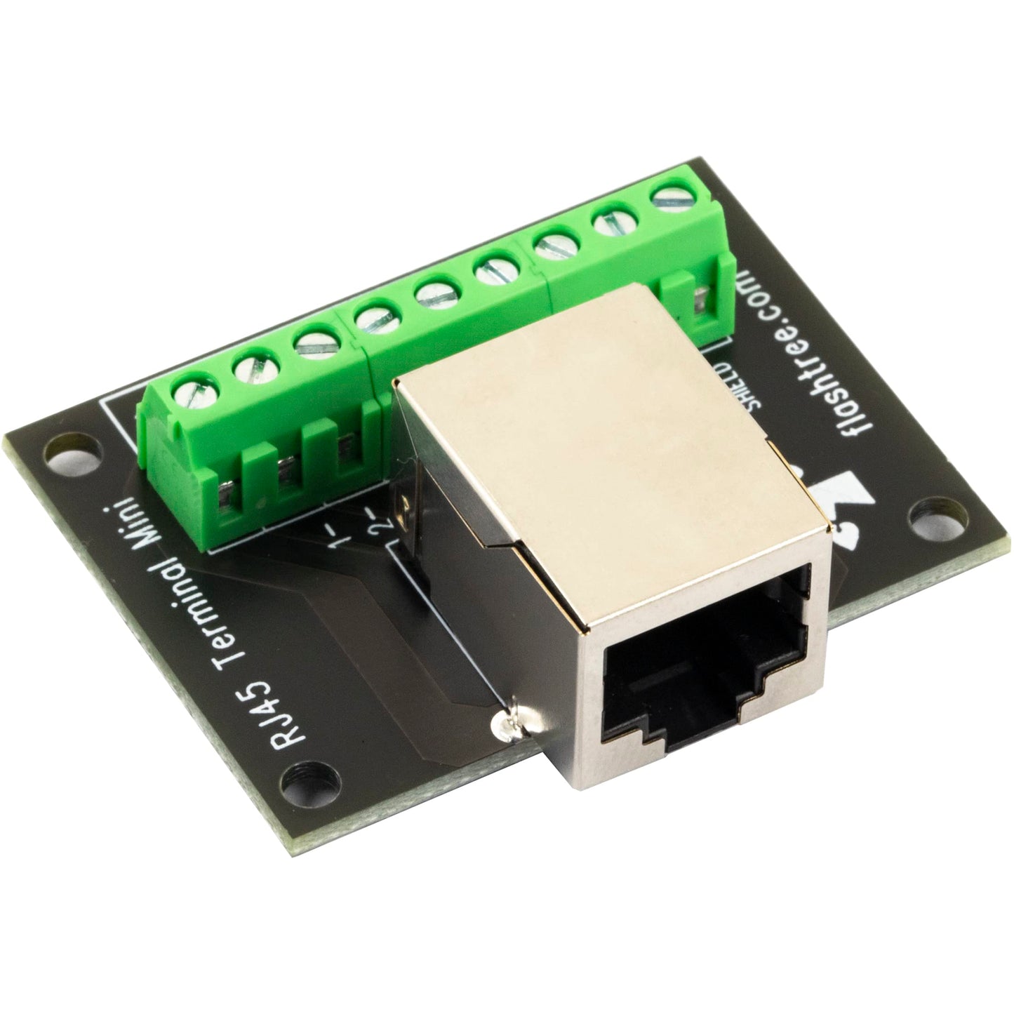 jujinglobal 2pcs RJ45 Mini Breakout Board with Screw Terminal 3.81mm Pitch Connector