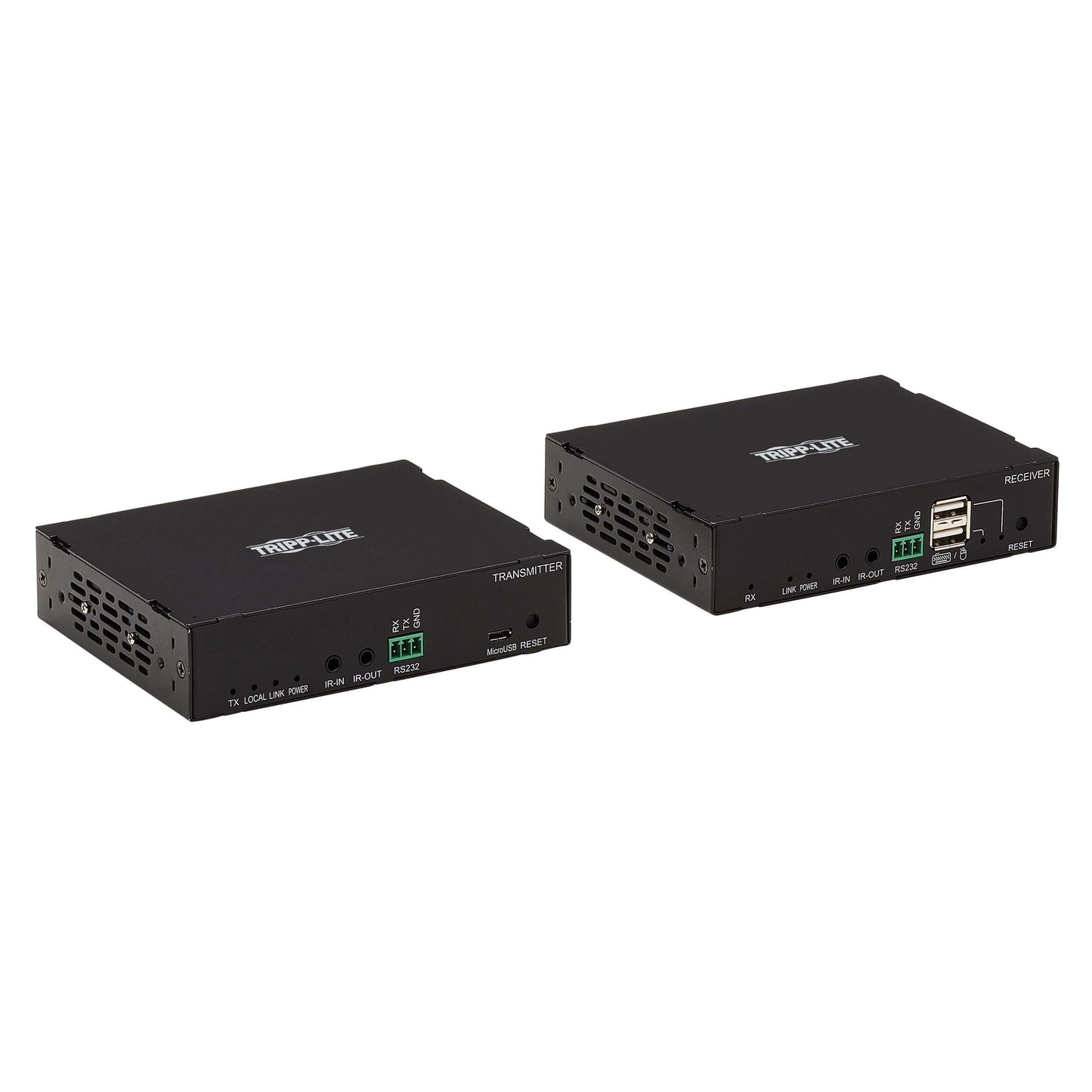 Tripp Lite HDMI Over Cat6 Extender Kit w/Power Over Cable 4K@60Hz 4:4:4 (B127E-1A1-HH), 300 Feet
