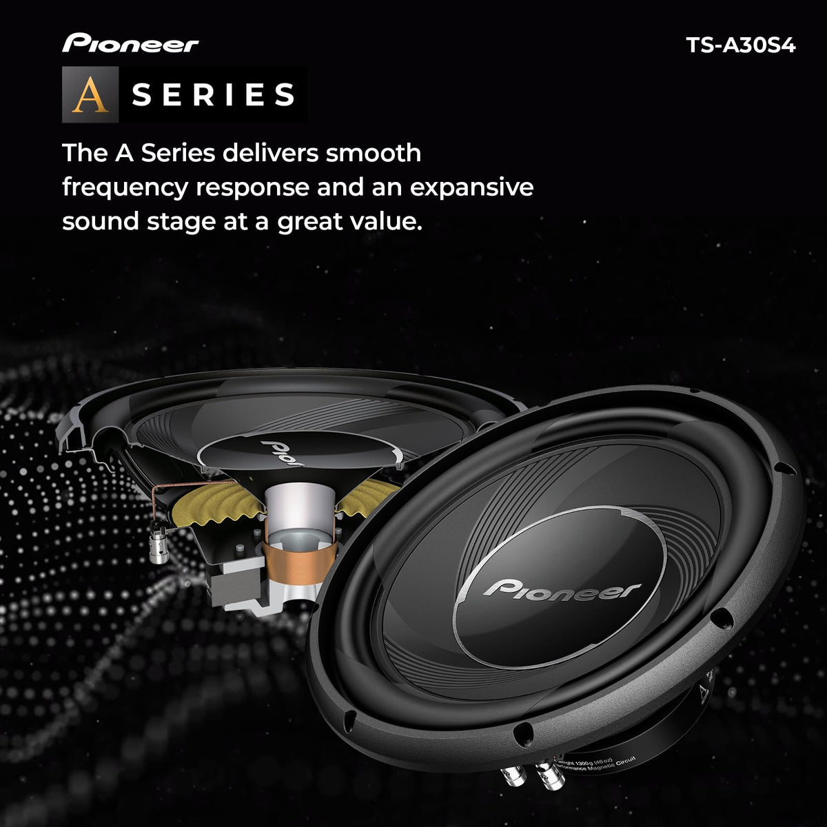 PIONEER A-Series TS-A30S4 12" Subwoofer 1400W Max